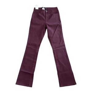 Express Womens Wine Wash Bootcut Jeans Size 4 Wine EX010051 F25 NEW‎
